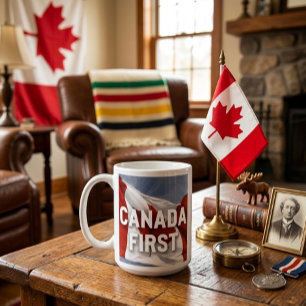 Mug Canada d'abord. Message du Parti conservateur Cana