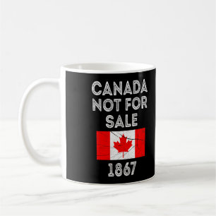 Mug Canada non à vendre - Fière et patriotique