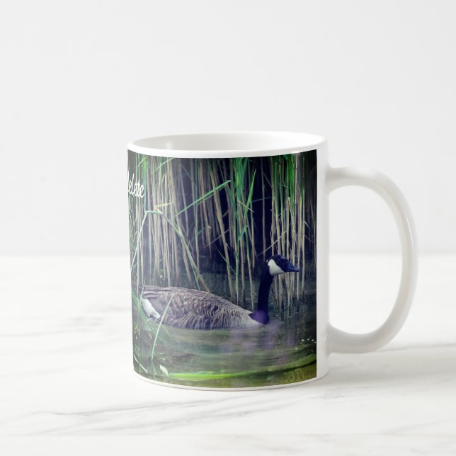 Mug Canada Oie 2 Nature Personnalisée (Droite)