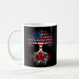 Mug Canadian Roots American Grosse Canada Drapeau Homm