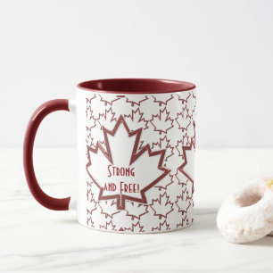 Mug canadien de café Feuille d'érable