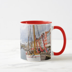 Mug Canal avec bateaux   Copenhague