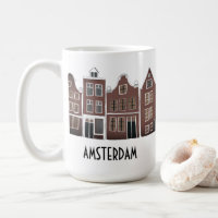 Canal Houses Row Amsterdam Hollande Voyage