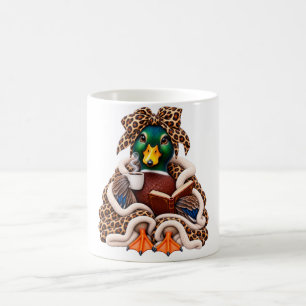 Mug Canard colvert douillet café amoureux des livres a
