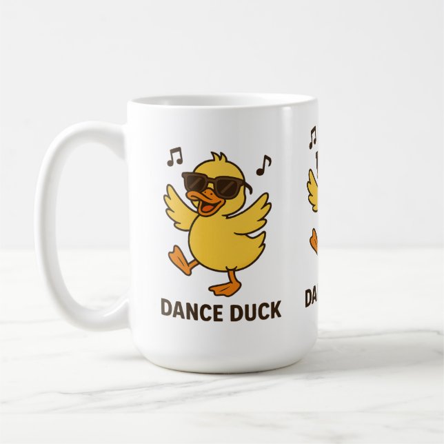 Mug Canard dansant cool (Gauche)