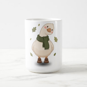 Mug Canard de dessin animé automnal cosy