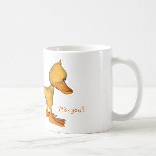 Mug Canard de dessin animé jaune