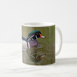Mug Canard en bois coloré