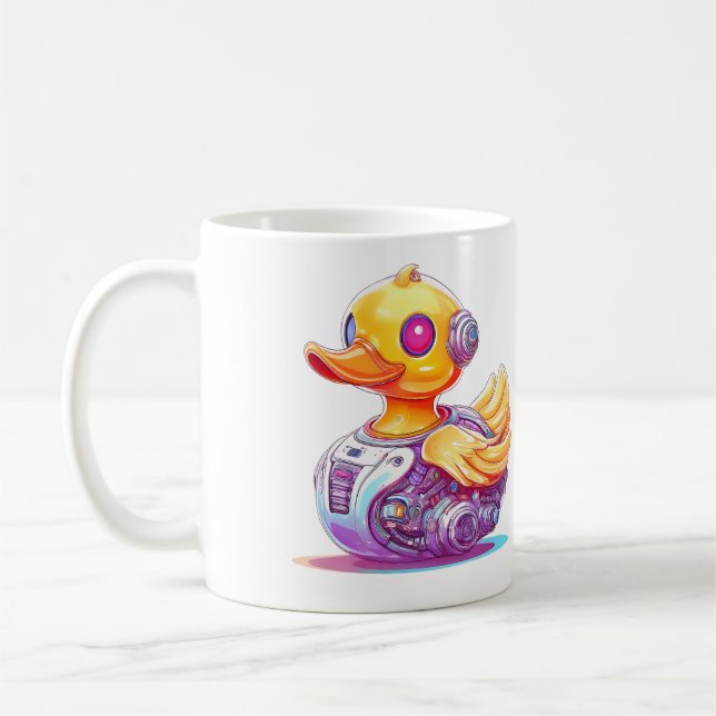 Mug Canard en caoutchouc Cyborg (Gauche)
