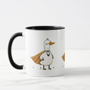 Mug Canard superhero en costume