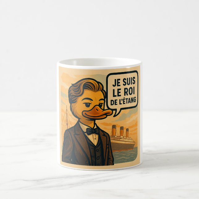 Mug Canardo DiCaprio – Humour Canard & Cinéma (Centre)