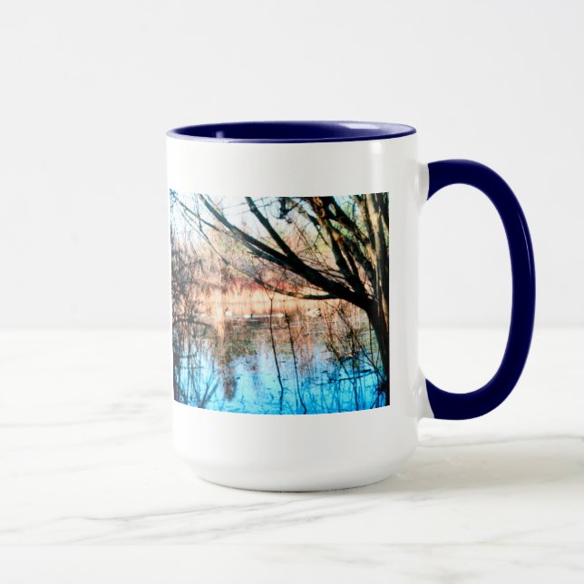 Mug Canards colverts dans la brume (Droite)