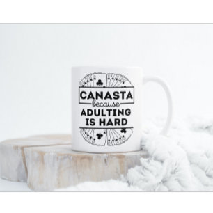 Mug Canasta parce que l'adultère est difficile   Canas