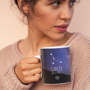 Mug Cancer Constellation Zodiaque personnalisée