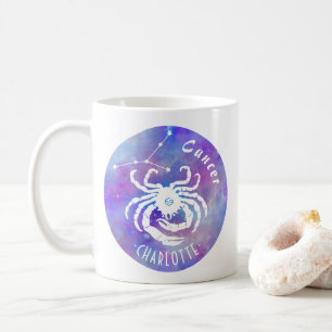 Mug Cancer Crabe Constellation Étoiles Nom Anniversai