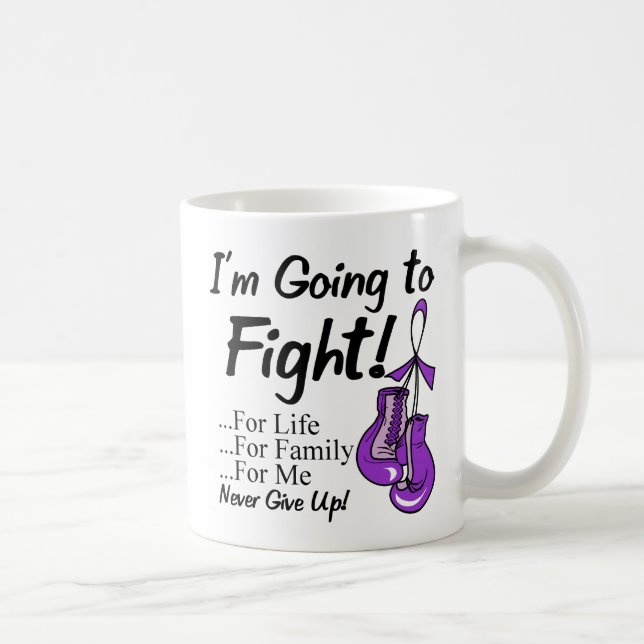 Mug Cancer d'ESSENTIEL je vais combattre (Droite)