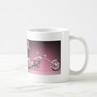 Mug Cancer du sein de ruban de rose de vélo de Harley