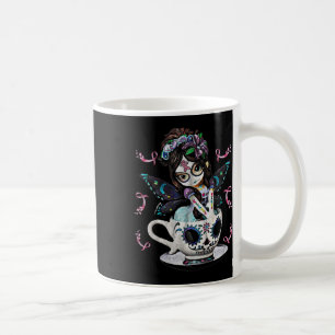 Mug Cancer du sein Fille sucre costume crâne Halloween