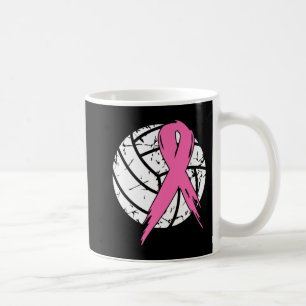 Mug Cancer du sein Pink Ribbon Volleyball Sensibilisat