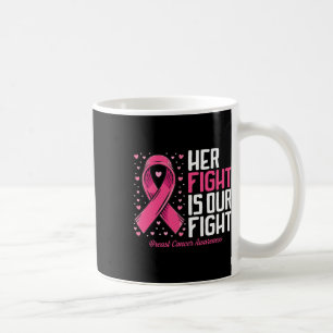 Mug Cancer du sein Sa lutte est notre combat cancer du