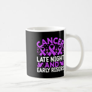 Mug Cancer Noctambules et Lève-tôt - Cancer Mondial