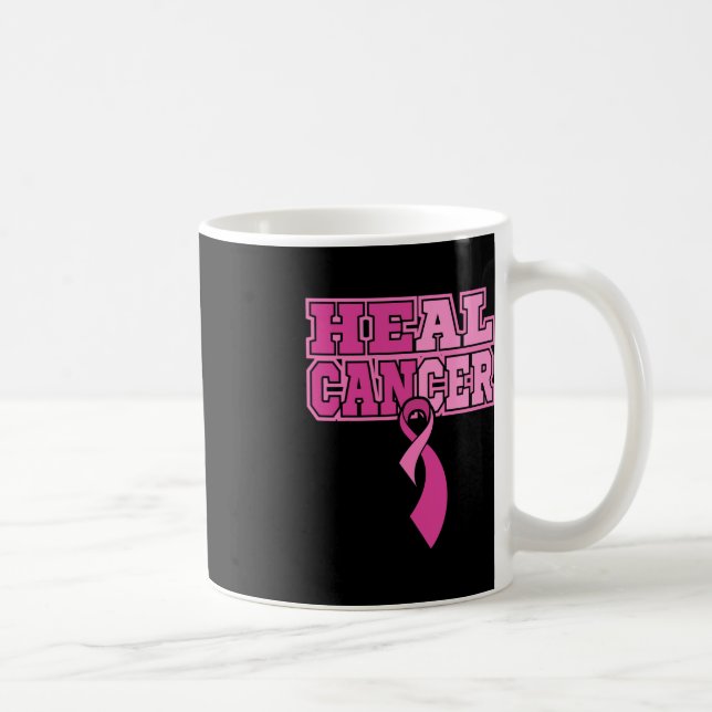 Mug CANCER SURVIVANT World Cancer Day Cadeau Pink Ribb (Droite)