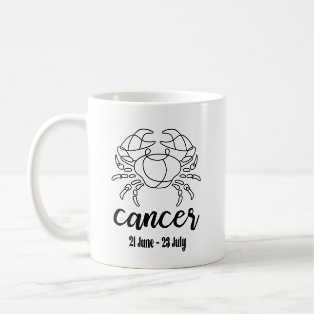 Mug Cancer, Zodiaque (Gauche)