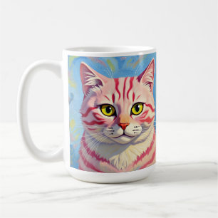 Mug « Candice » Une Mystique à rayures Cerise – Portra