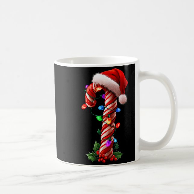 Mug Candy Cane Christmas Design Boys Girls Kids Adults (Droite)