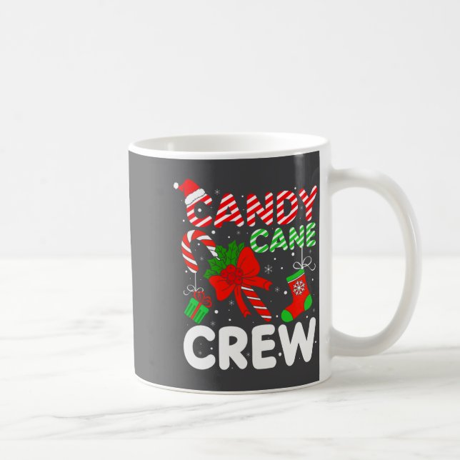 Mug Candy Cane Crew Christmas Funny Xmas Matching Fami (Droite)