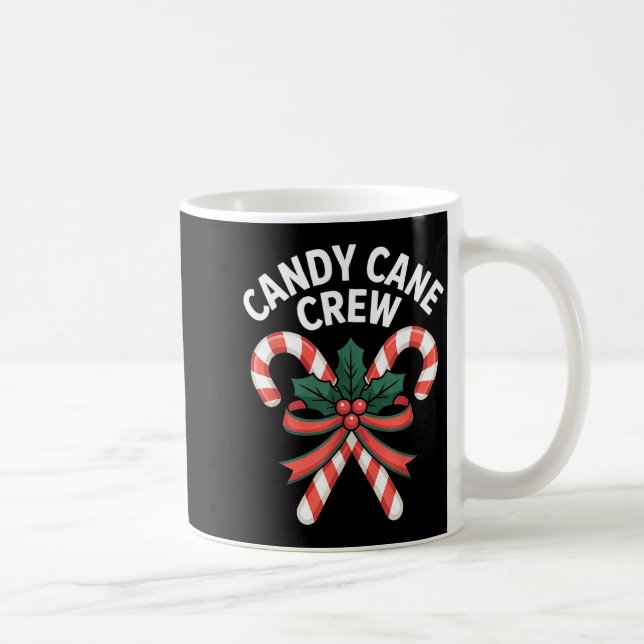 Mug Candy Cane Crew Christmas Girls Boys Kids Adult Ho (Droite)