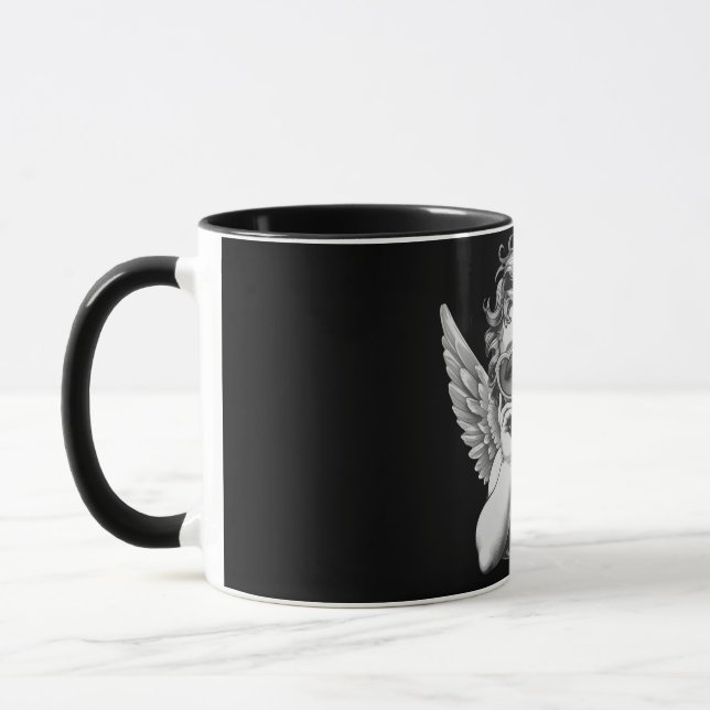 Mug Caneca Anjo - Caneca Angel Rebel 😇🖤 (Gauche)