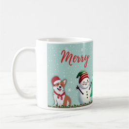 Mug Caneca branca brilhante-Natal