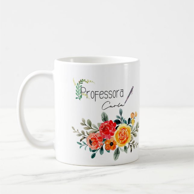 Mug Caneca branca clássica, 325 ml PROFESSORA (Gauche)