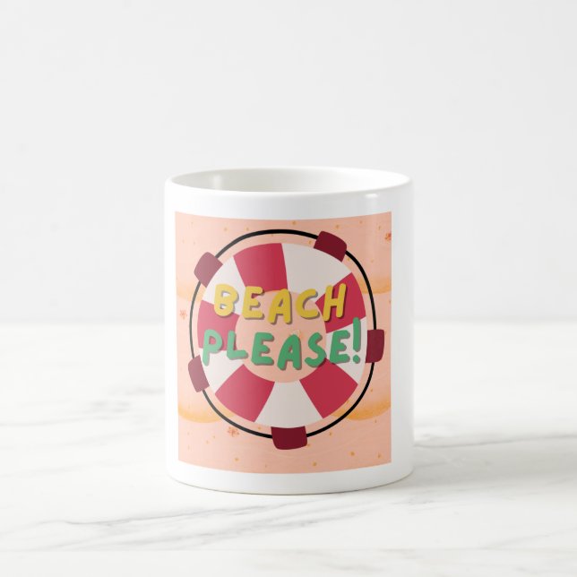 Mug Caneca Café Chegada do Verão 11 oz Cerâmica W-PT (Centre)