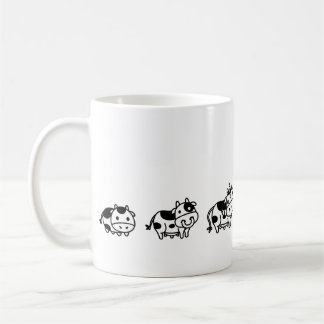 Mug Caneca Cow Evolution