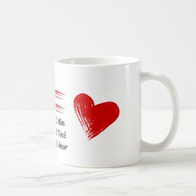 Mug Caneca Deus Lutou por mim (Droite)