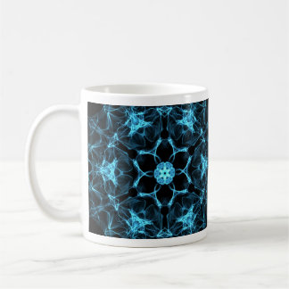 Mug caneca Mandala Espectral Blue