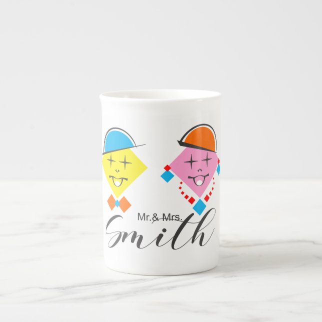 Mug/Caneca Mr. & Mrs. Smith Prozellantasse (Vorderseite)
