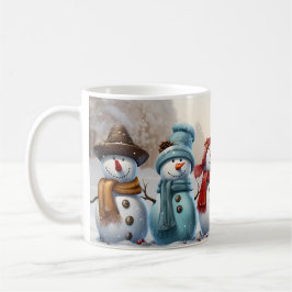 Mug Caneca (Mug) Bonecos de Neve