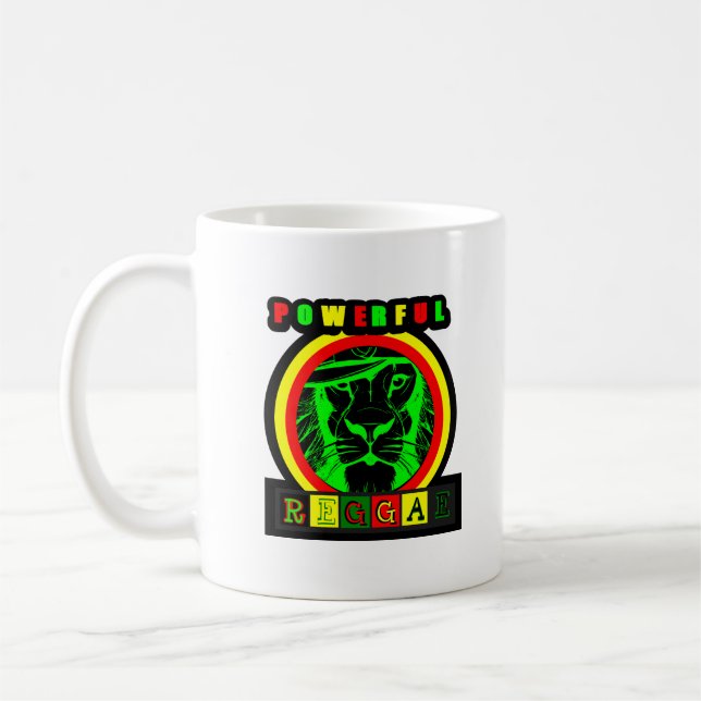 Mug Caneca Powerful Reggae (Gauche)