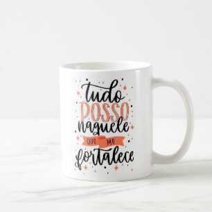 Mug Caneca Tudo posso naquele que me fortalece 325ml