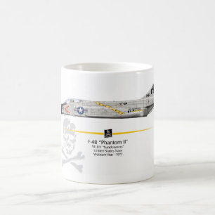 Mug Canette de la chasse F-4B Phantom VF-184 « Jolly