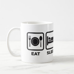 Mug Canette   EAT, SLEEP, FLY, REPEAT