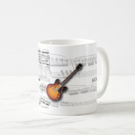 Mug Canette Guitare Musique