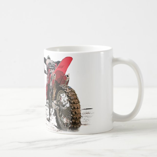Mug canette moto-cross (Droite)