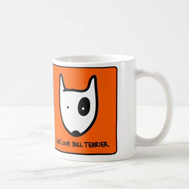 Mug Canette We Love Bull terrier (Droite)
