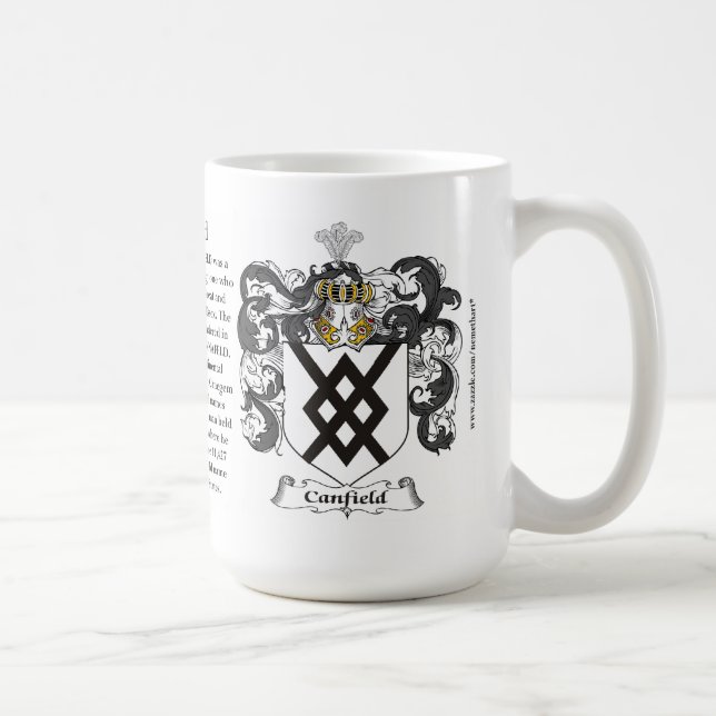 Mug Canfield, l'origine, la signification et la crête (Droite)