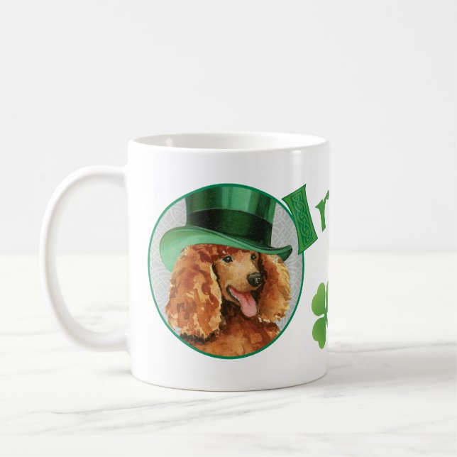 Mug Caniche du jour de St Patrick (Gauche)