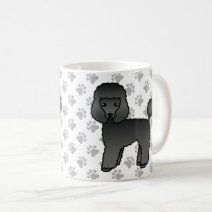 Mug Caniche jouet noir Chien de dessin animé mignon